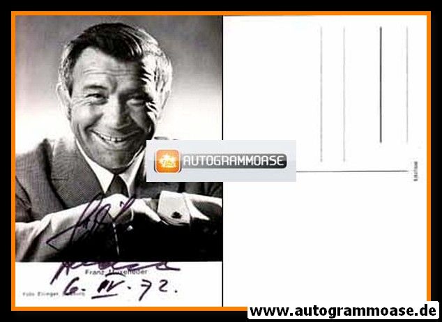 Autogramm Schauspieler | Franz MUXENEDER | 1970er (Portrait SW Ellinger)