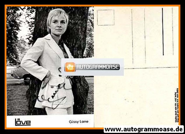 Autogramm Schlager | Gissy LANE | 1969 "Machs Doch Wie Ich"
