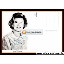 Autogramm Schlager | Gitta LIND | 1960er (Portrait SW Graphima)