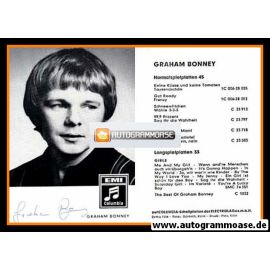 Autogramm Schlager | Graham BONNEY | 1969 "Keine Küsse" (EMI)
