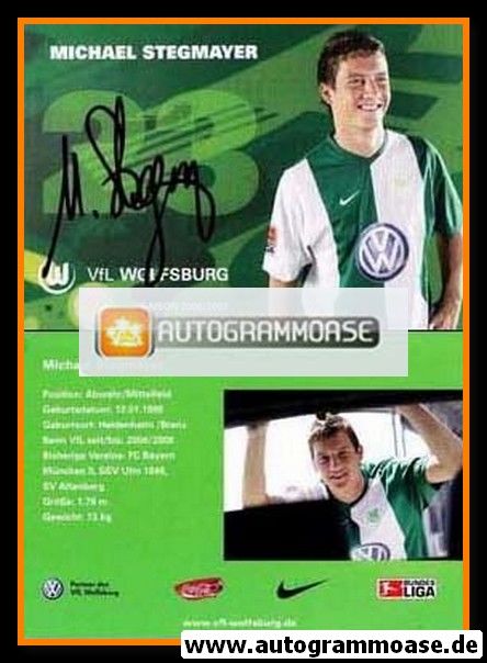 Autogramm Fussball | VfL Wolfsburg | 2006 | Michael STEGMAYER