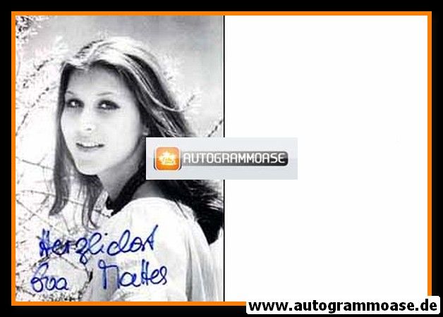 Autogramm Schauspieler | Eva MATTES | 1970er (Portrait SW)