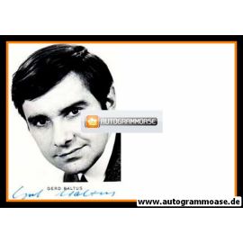 Autogramm Schauspieler | Gerd BALTUS | 1970er (Portrait SW)