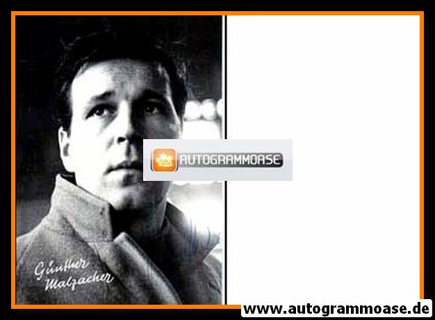 Autogramm Schauspieler | Gunther MALZACHER | 1970er (Portrait SW)