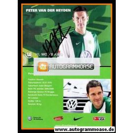 Autogramm Fussball | VfL Wolfsburg | 2006 | Peter VAN DER HEYDEN