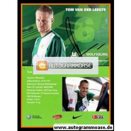 Autogramm Fussball | VfL Wolfsburg | 2006 | Tom VAN DER LEEGTE