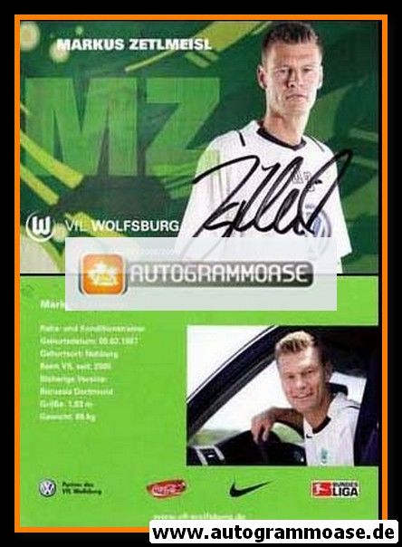 Autogramm Fussball | VfL Wolfsburg | 2006 | Markus ZETLMEISL