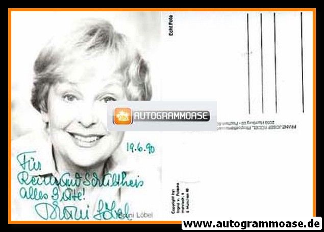 Autogramm Schauspieler | Bruni LÖBEL | 1970er (Portrait SW Rüdel)