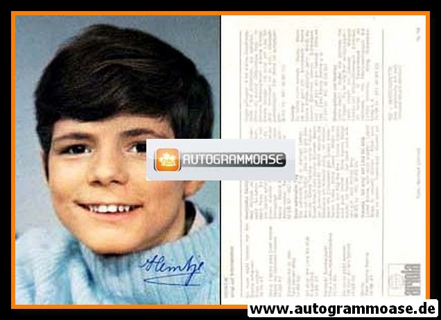 Autogramm Schlager | HEINTJE | 1970 Druck "Herzlichst" (Ariola)