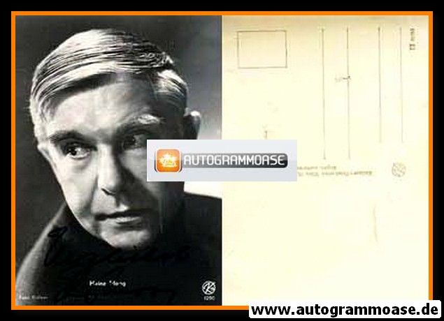 Autogramm Schauspieler | Heinz MOOG | 1960er (Portrait SW Kellner) 1
