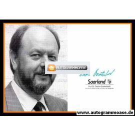 Autogramm Politik | SPD | Diether BREITENBACH | 1980er (Portrait SW)