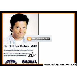 Autogramm Politik | LINKE | Diether DEHM | 2000er Foto (Portrait Color)