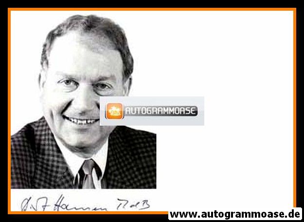 Autogramm Politik | FDP | Dirk HANSEN | 1990er Foto (Portrait SW)