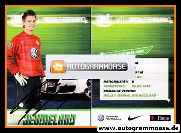 Autogramm Fussball | VfL Wolfsburg | 2007-1 | Jonas DEUMELAND