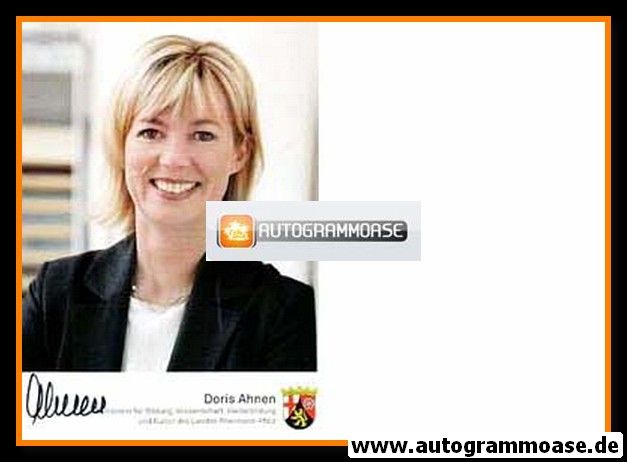 Autogramm Politik | SPD | Doris AHNEN | 2000er (Portrait Color)