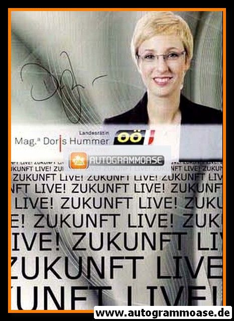Autogramm Politik | Österreich (ÖVP) | Doris HUMMER | 2010er (Landesrätin)