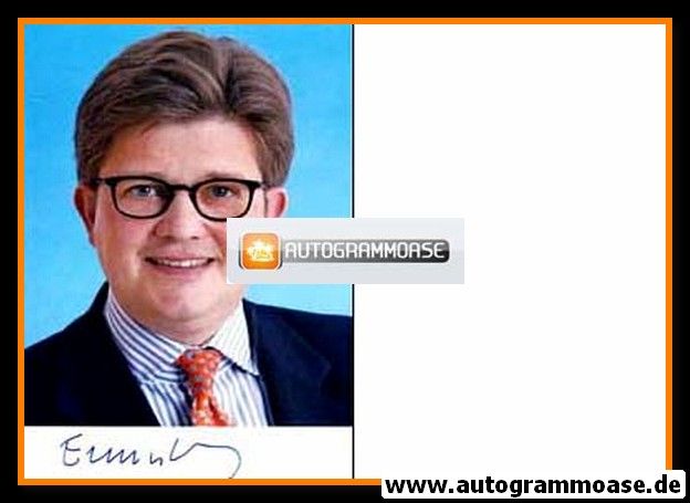 Autogramm Politik | CDU | Eckart VON KLAEDEN | 2000er Foto (Portrait Color)