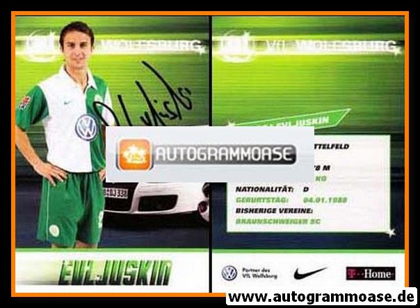 Autogramm Fussball | VfL Wolfsburg | 2007-1 | Sergej EVLJUSKIN