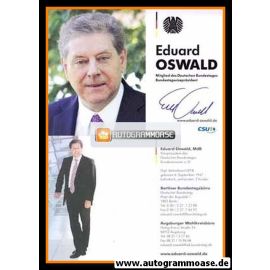 Autogramm Politik | CSU | Eduard OSWALD | 2000er (Portrait Color) 3