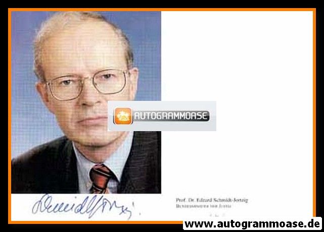 Autogramm Politik | FDP | Edzard SCHMIDT-JORTZIG | 1990er (Portrait Color)