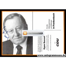 Autogramm Politik | CDU | Egon SUSSET | 1994 (Bürgerabend)