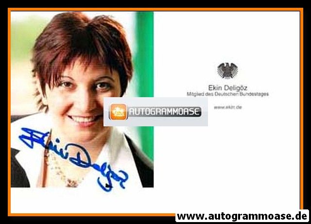 Autogramm Politik | GRÜNE | Ekin DELIGÖZ | 2000er (Portrait Color)