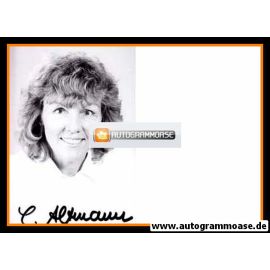 Autogramm Politik | GRÜNE | Elisabeth ALTMANN | 1990er Foto (Portrait SW)