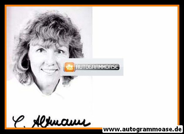 Autogramm Politik | GRÜNE | Elisabeth ALTMANN | 1990er Foto (Portrait SW)