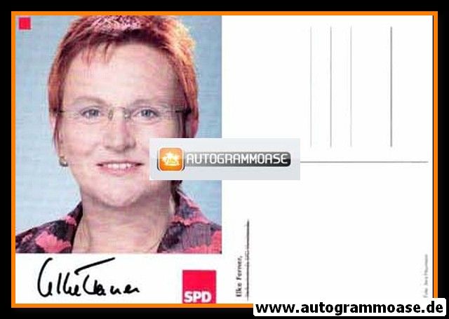 Autogramm Politik | SPD | Elke FERNER | 2000er (Portrait Color) 2