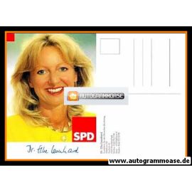 Autogramm Politik | SPD | Elke LEONHARD | 1990er Druck (Portrait Color)