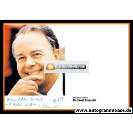 Autogramm Politik | CDU | Ernst ALBRECHT | 1990er (Portrait Color)