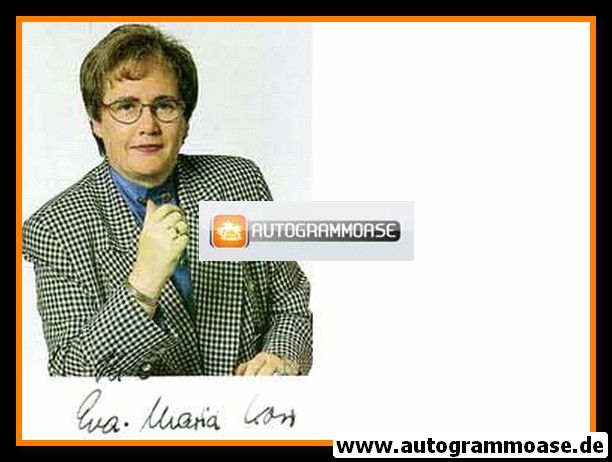 Autogramm Politik | CDU | Eva-Maria KORS | 1990er (Portrait Color)
