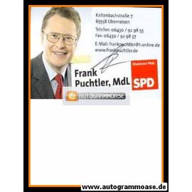 Autogramm Politik | SPD | Frank PUCHTLER | 2000er (Portrait Color Mini)