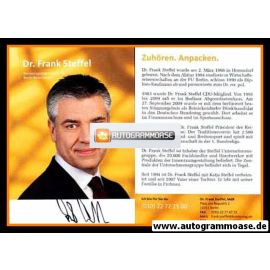 Autogramm Politik | CDU | Frank STEFFEL | 2010er (Lebenslauf) 2