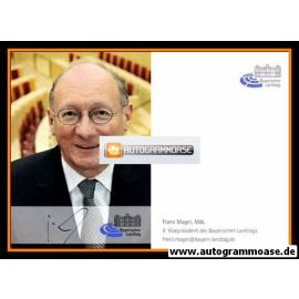 Autogramm Politik | SPD | Franz MAGET | 2000er (Portrait Color) 1
