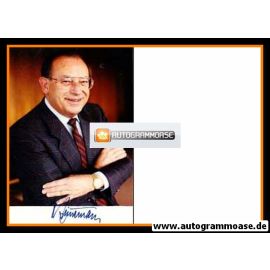 Autogramm Politik | CSU | Friedrich ZIMMERMANN | 1990er Foto (Portrait Color)