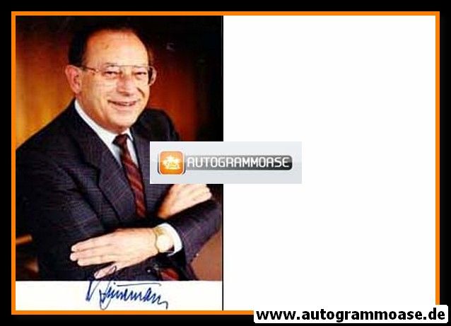 Autogramm Politik | CSU | Friedrich ZIMMERMANN | 1990er Foto (Portrait Color)