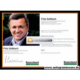 Autogramm Politik | Österreich (ÖVP) | Fritz GRILLITSCH | 2000er (Bauernbund)