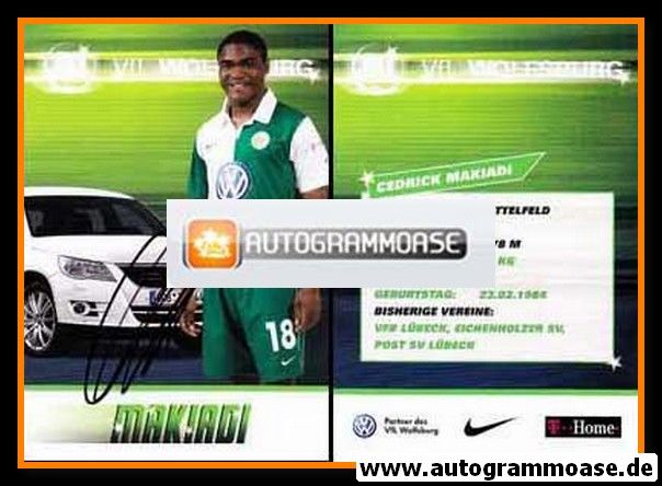 Autogramm Fussball | VfL Wolfsburg | 2007-1 | Cedrick MAKIADI