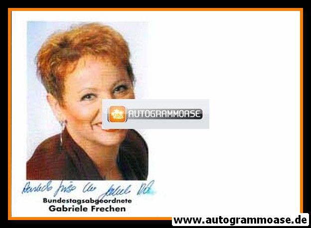 Autogramm Politik | SPD | Gabriele FRECHEN | 2000er (Portrait Color)