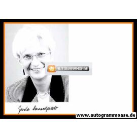 Autogramm Politik | CSU | Gerda HASSELFELDT | 1990er Foto (Portrait SW)