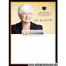 Autogramm Politik | CSU | Gerda HASSELFELDT | 2000er (Portrait Color) Schacht