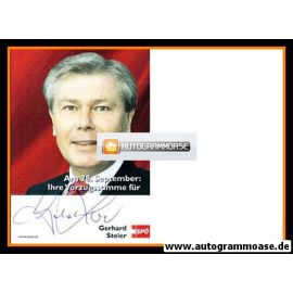 Autogramm Politik | Österreich (SPÖ) | Gerhard STEIER | 2008 (Parlamentswahl)