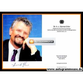 Autogramm Politik | SPD | Gernot ERLER | 2000er (Portrait Color) 1