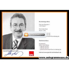 Autogramm Politik | SPD | Gerold REICHENBACH | 2000er (Portrait SW)