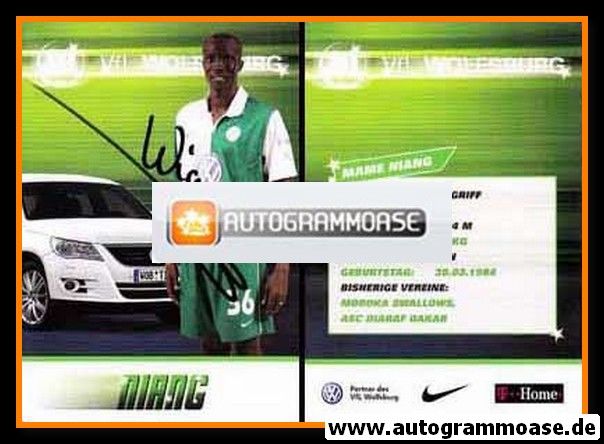 Autogramm Fussball | VfL Wolfsburg | 2007-1 | Mame NIANG