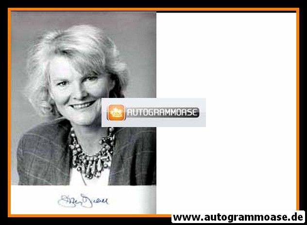 Autogramm Politik | FDP | Gisela BABEL | 1990er Foto (Portrait SW)