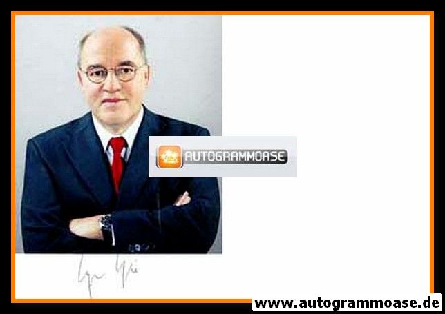 Autogramm Politik | LINKE | Gregor GYSI | 2000er (Portrait Color) 1