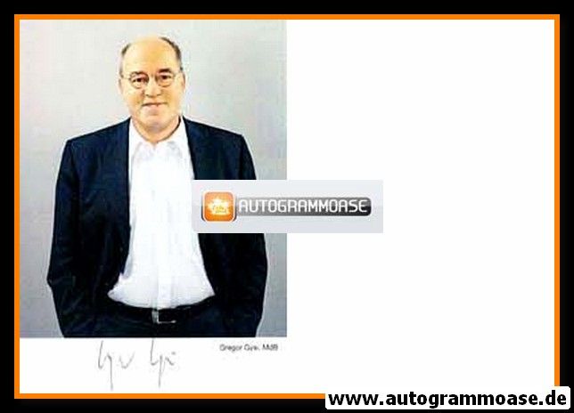 Autogramm Politik | LINKE | Gregor GYSI | 2000er (Portrait Color) 2