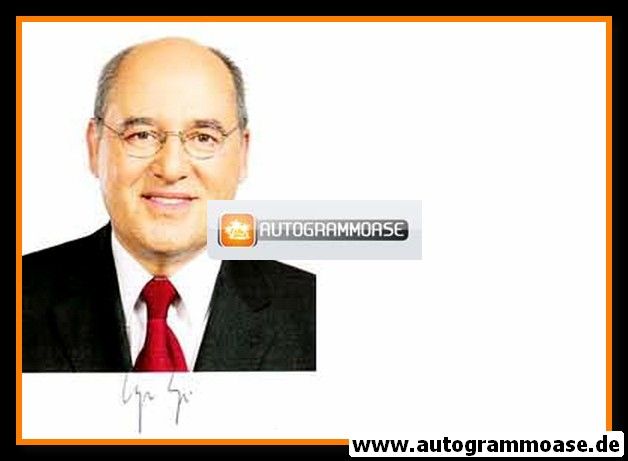 Autogramm Politik | LINKE | Gregor GYSI | 2000er (Portrait Color) 3